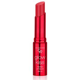 Бальзам для губ GOLDEN ROSE glow kiss tinted, strawberry 02, Цвет: Strawberry 02