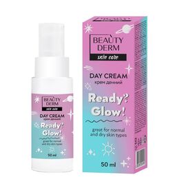 Crema de zi pentru fata, BEAUTYDERM Ready Glow, 50 ml