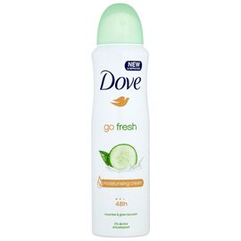 Антиперспирант-спрей DOVE Deo Go Fresh, Огурец, увлажняющий крем, 150 мл