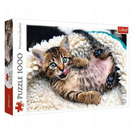 Puzzle TREFL Cheerful kitten, 12+, 1000 piese