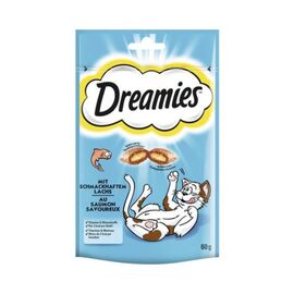 Лакомство DREAMIES Лосось, для кошек, 60г