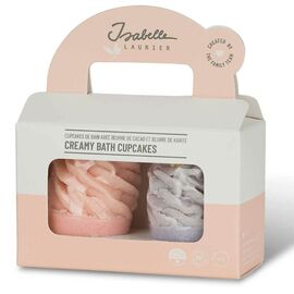 Set ISABELLE LAURIER CREAMY CUPCAKES, bombe de baie, 2 buc