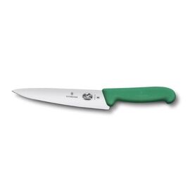 Кухонный нож VICTORINOX Fibrox 5.2004.19, carving, 19cm, strainght, green