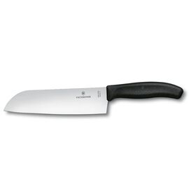 Cutit VICTORINOX Swiss Classic, santoku, 17cm, straight, black, blister, 6.8503.17B