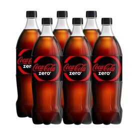 Упаковка COCA COLA ZERO Напиток газированный, 1025мл, 6шт