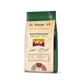 Hrana uscata FITMIN dog medium maxi maintenance lamb&beef, 2.5 kg