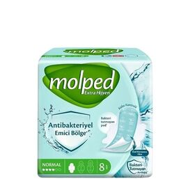 Прокладки критические MOLPED Antibacterial, Normal, 8шт