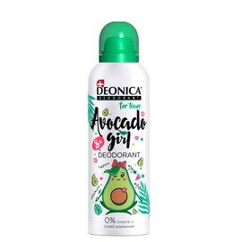 Deodorant DEONICA, Avocado Girl, for Teens, 125 ml