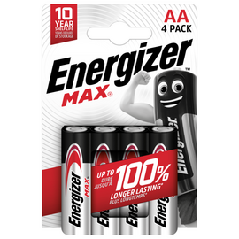 Baterii ENERGIZER Max Alcaline AA, 4 buc