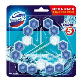 Sapun de wc Domestos Power 5 Trio Pack OCEAN 3 x 55 g