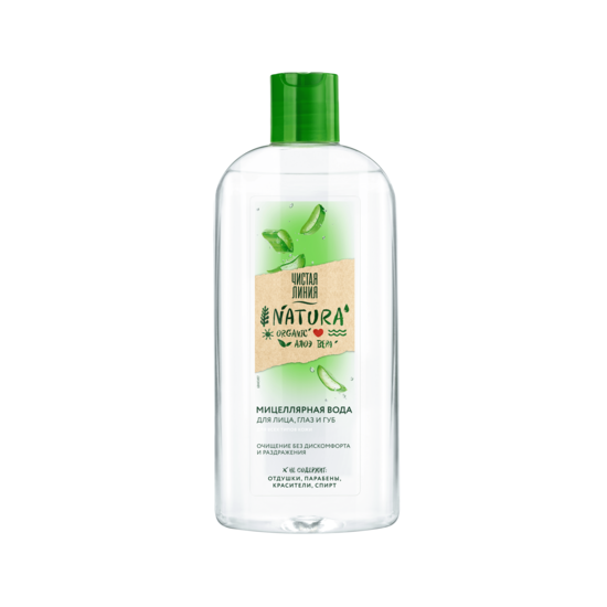 ЧИСТАЯ ЛИНИЯ Apă micelară Natura pentru toate tipurile de piele 400 ml