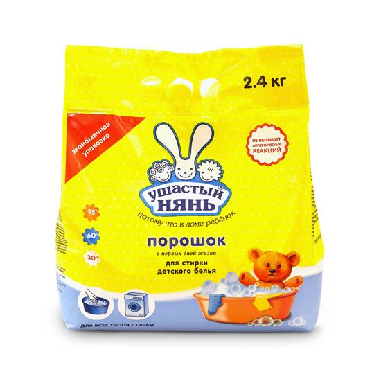 Detergent praf УШАСТЫЙ НЯНЬ, 2.4 kg