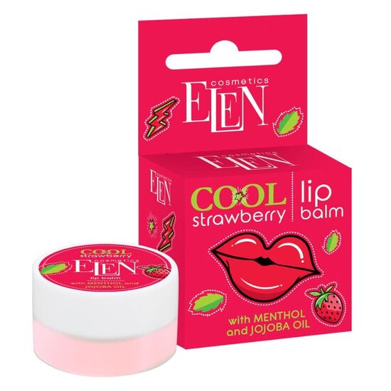 Бальзам для губ ELEN COSMETICS Cool Strawberry, 9 г