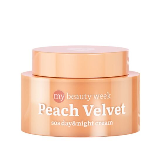 Crema pentru fata 7DAYS PEACH VELVET, noapte si zi, regeneranta cu pantenol, 50ml