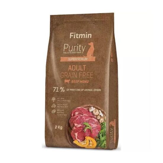 Корм для собак FITMIN Dog Purity GF Adult Beef, 2 кг