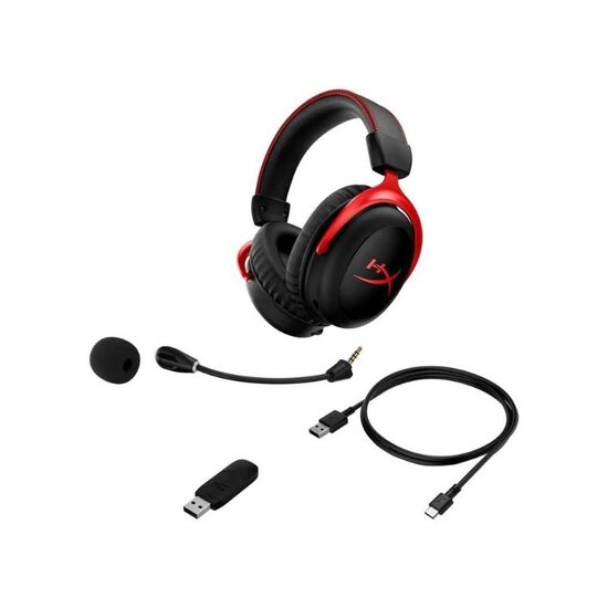 Casti HYPERX Cloud II Wireless, Black/Red, 5 image