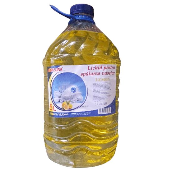 Lichid pentru spalarea vaselor, lemon, 5 L