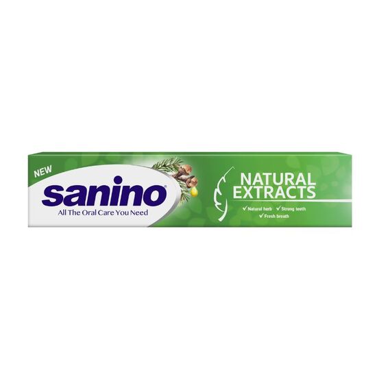 Зубная паста SANINO Natural Extracts, 90мл