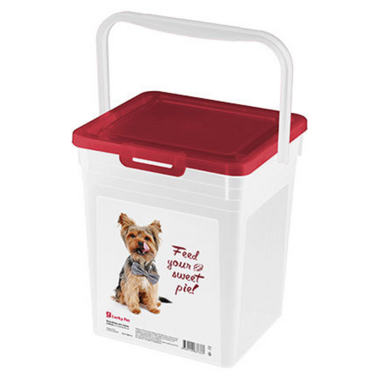 Container pentru hrana Lucky Pet 8 l, 24 x 21 x 25 cm, pentru ciini