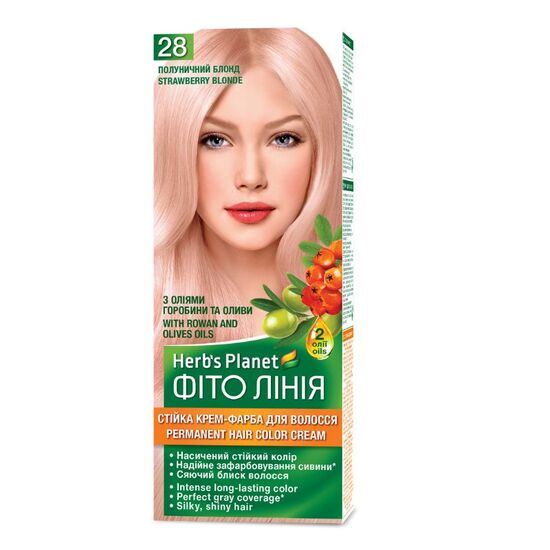 Vopsea de par FITO LINIA № 28, Blond capsuna, 144 ml