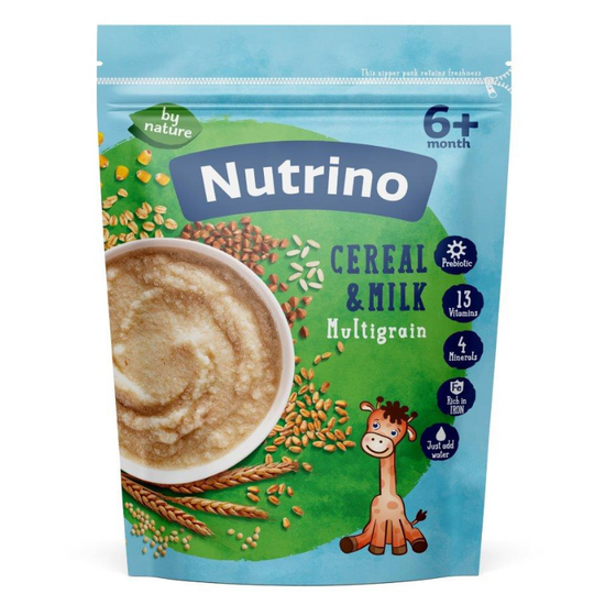 Каша NUTRINO, 7 злаков с молоком, от 6 месяцев, 200 г