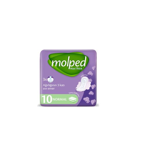 Прокладки ежедневные MOLPED-8 MAXI THICK, SW-4 Normal, 10 шт