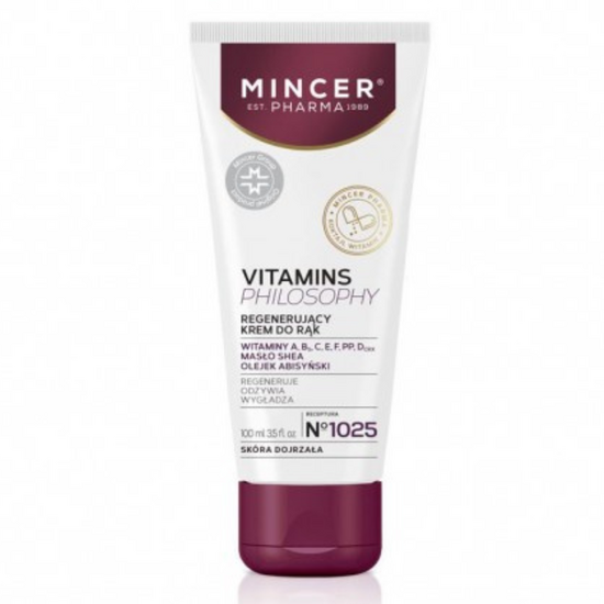 Crema pentru miine MINCER Vitamins Philosophy 1025, regeneratoare, 100 ml