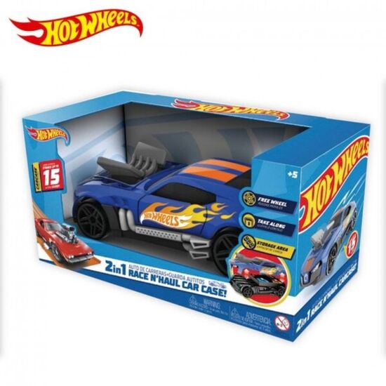 Automobil de curse si garaj 2 In 1 HOT WHEELS, 2 image