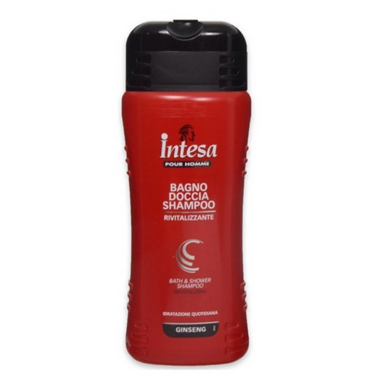 Sampon-gel de dus pentru barbati Intesa Pour Homme, Ginseng, 500 ml