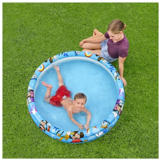 Piscina gonflabila pentru copii Bestway Mickey Mouse, 122 х 25 cm, 4 image