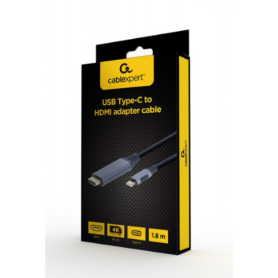 ​Cablu Type-C la HDMI GEMBIRD Cablexpert, CC-USB3C-HDMI-01-6, 1.8 m, 3 image