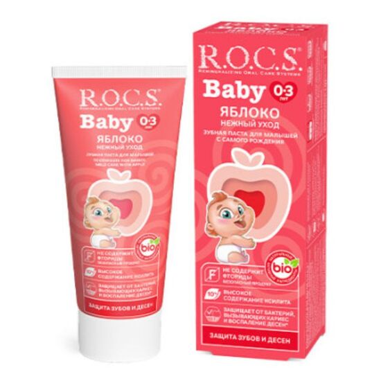 Pasta de dinti R.O.C.S. Baby Mar, 0-3 ani, 45 g