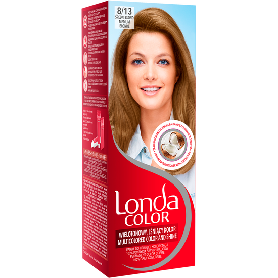 Краска для волос LONDA COLOR 8/13 Средне-Русый, 110 мл