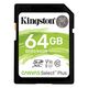 Card de memorie pentru camere video KINGSTON Canvas Select Plus, Class10, UHS-I U1, 100MB/s, 64GB, 3 image