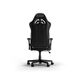 Scaun de game/oficiu DXRACER Gaming/Office Chair GLADIATOR-23-L-NW-X1, Black/White, 150kg / 180-200cm, 3 image